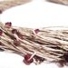 Natural Garnet Linen Necklace