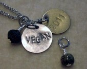 VEGAN or RAW Necklace with Date