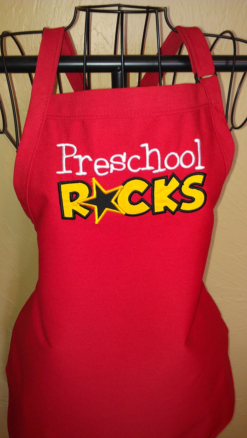 Preschool Rocks Aprons - Adult Size