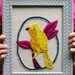Embroidery Kit - Citrus Bird - Crewel Embroidery - LAST ONE