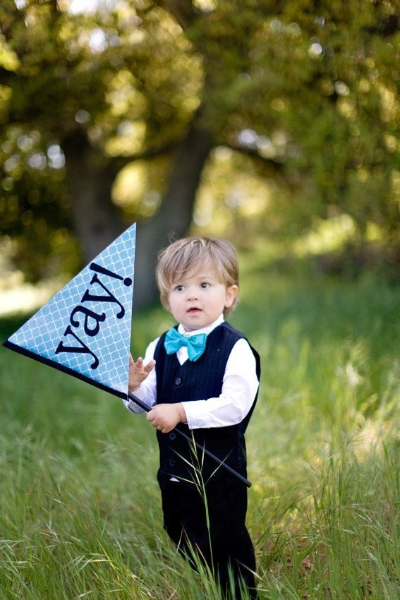 Reserved for Kelly: Set of 2 custom Wedding Flags