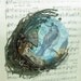 Mixed Media Assemblage,Bird,Nature,Wall Hanging