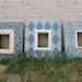 Grey and Vintage Wash Blue Shabby Chic Set of 3-5x7's Distressed Picture Frames