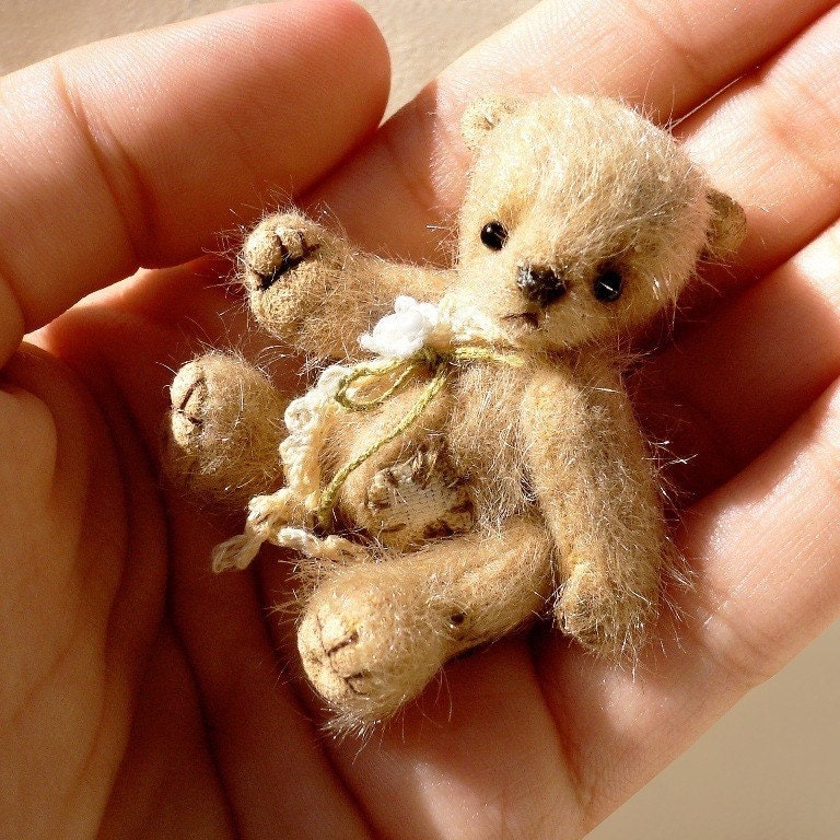 Miniature bear PATTERN Gloria - emailed PDF - by Tatiana Scalozub