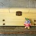 Vintage 50s Cream Large Triple Drawer Jewelry Box