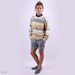 80s Mens Southwestern Sweater / Tribal Jumper for Men / L