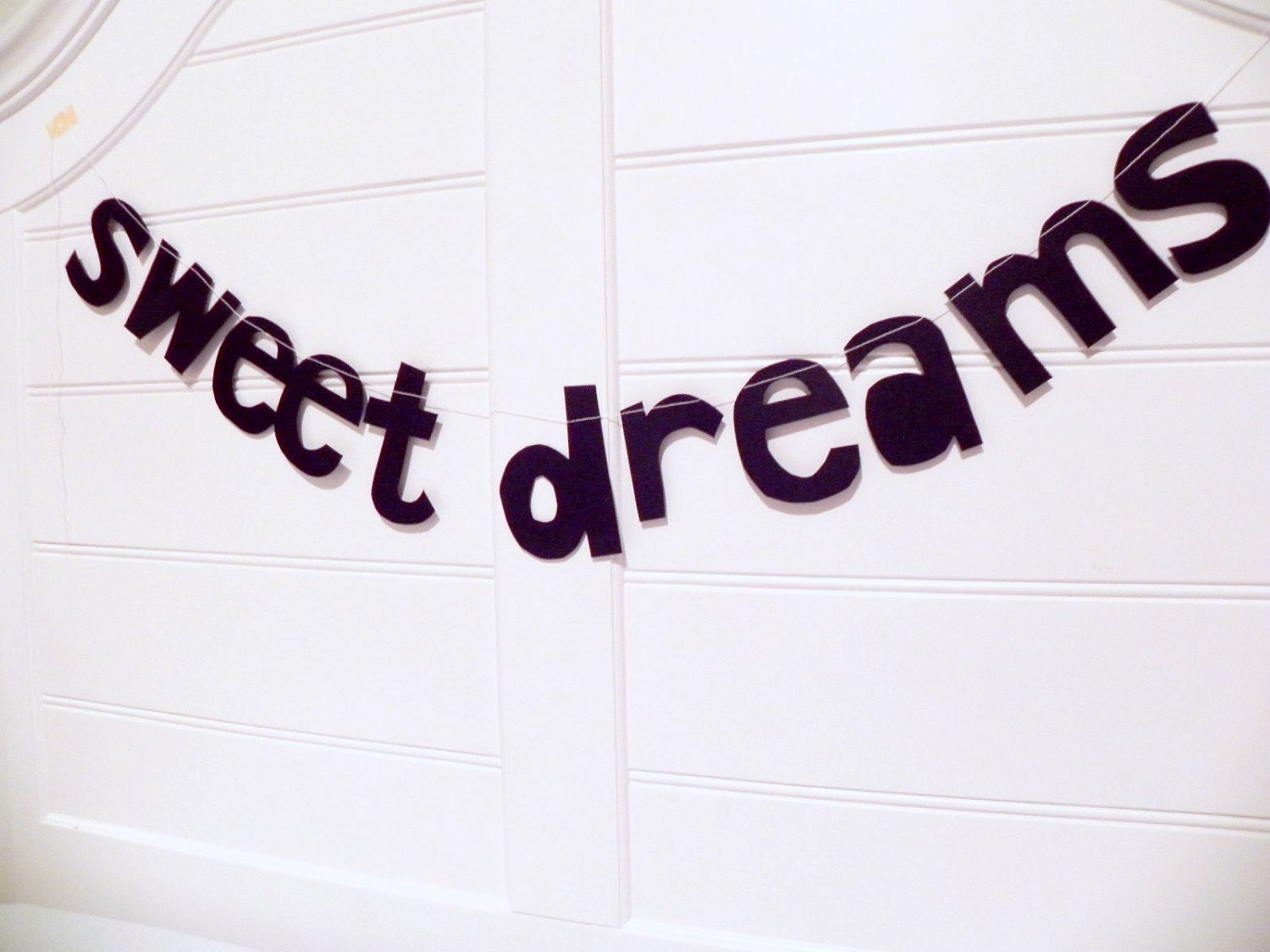 Sweet Dreams Sewn Paper Sentiment Banner Garland Il_170x135