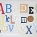 Alphabet Set -Wooden Letters -Alphabet Wall-ABC Wall- PAINTED- 16" to 8" letters various thicknesses