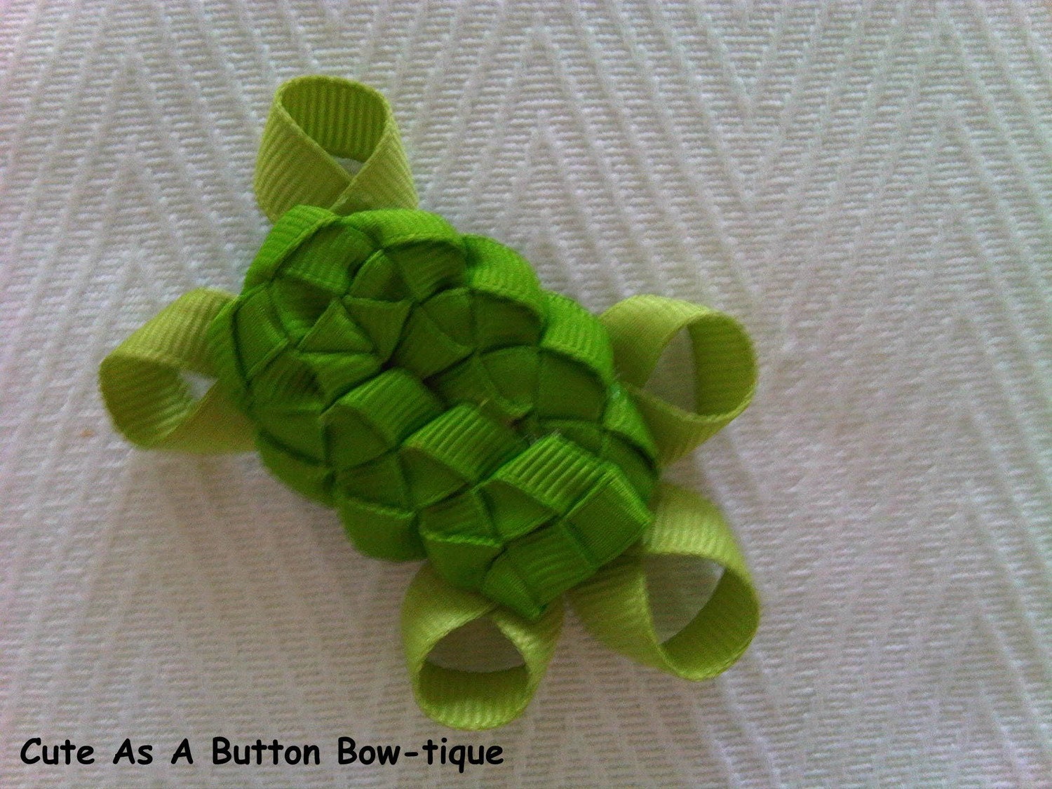 Sea Turtle Ribbon Sculptured Bow