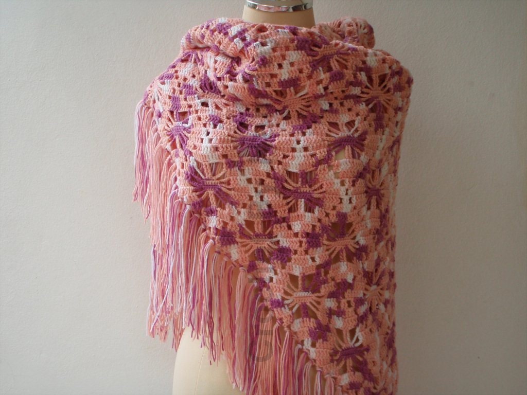 Sassy Pink Shawl