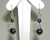 Hematite earrings