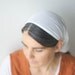 Long Prayer Veil -- Traditional Church Headcovering for Women -- White Crinkled