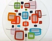 Fused Glass Bowl 17"