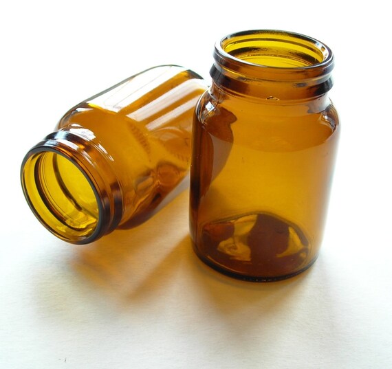 brown-glass-pill-bottles-by-palaver-on-etsy