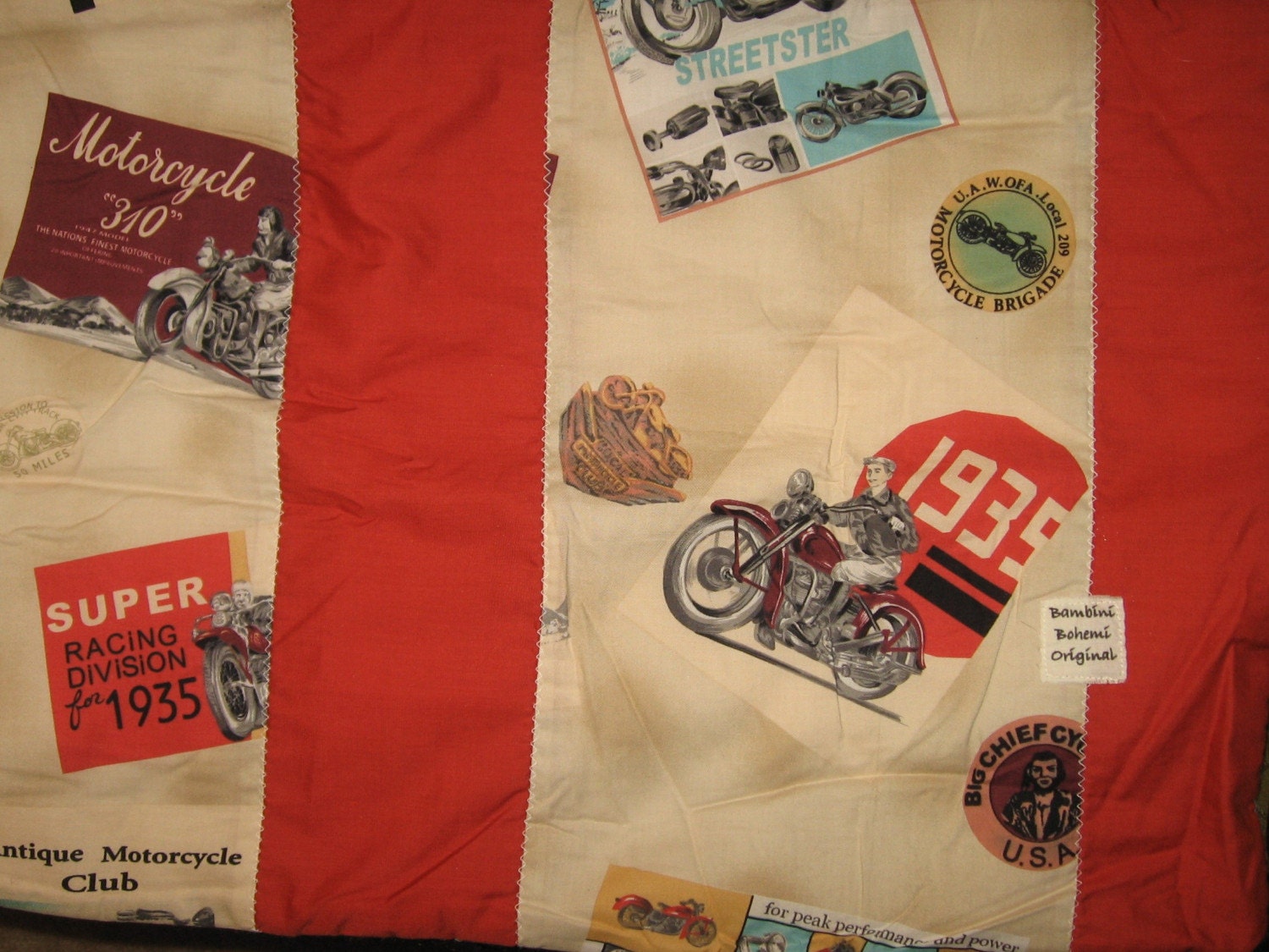 SoCal Motorcycle Club One of a Kind Baby Blanket