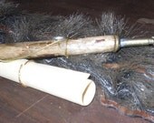 THE SORCERER handmade magic WAND with sheath and scroll