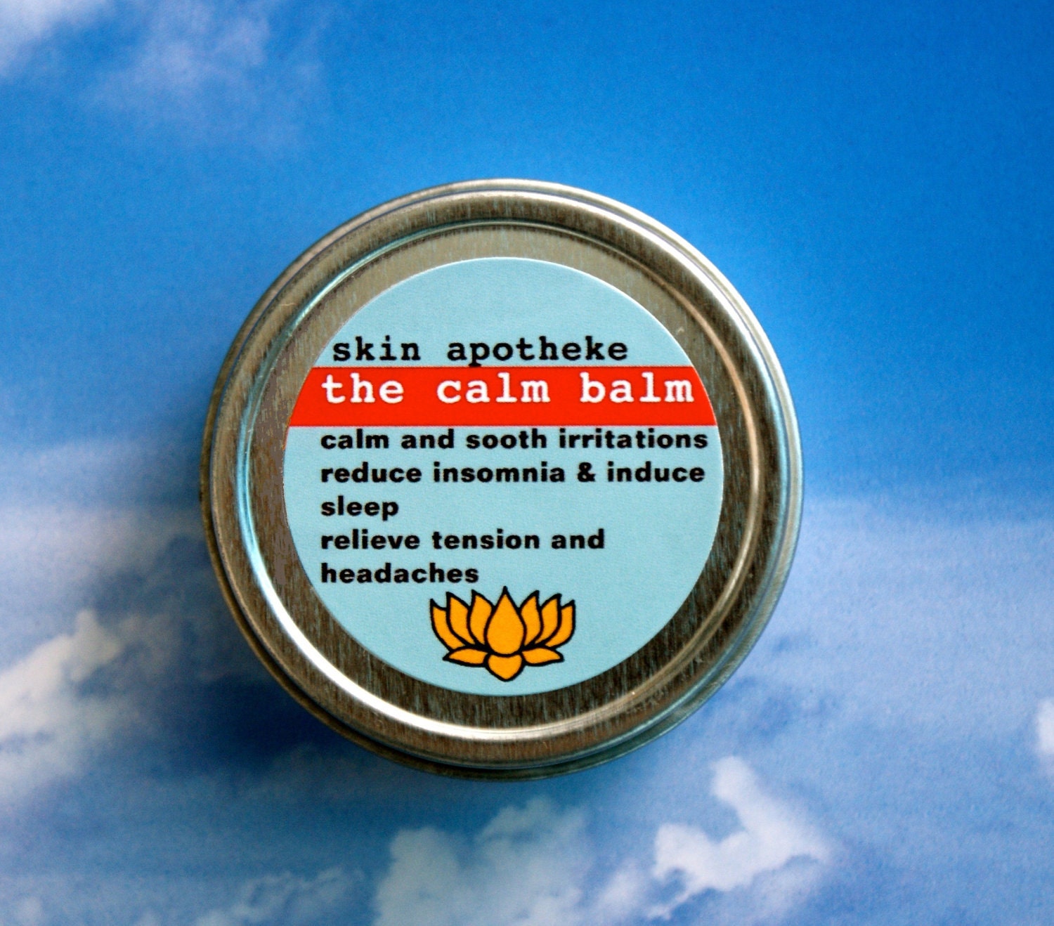 Organic Calm Balm with Lavender Butter Creme  Skin Salve with Frankincense and Ylang Ylang By Skin Apotheke