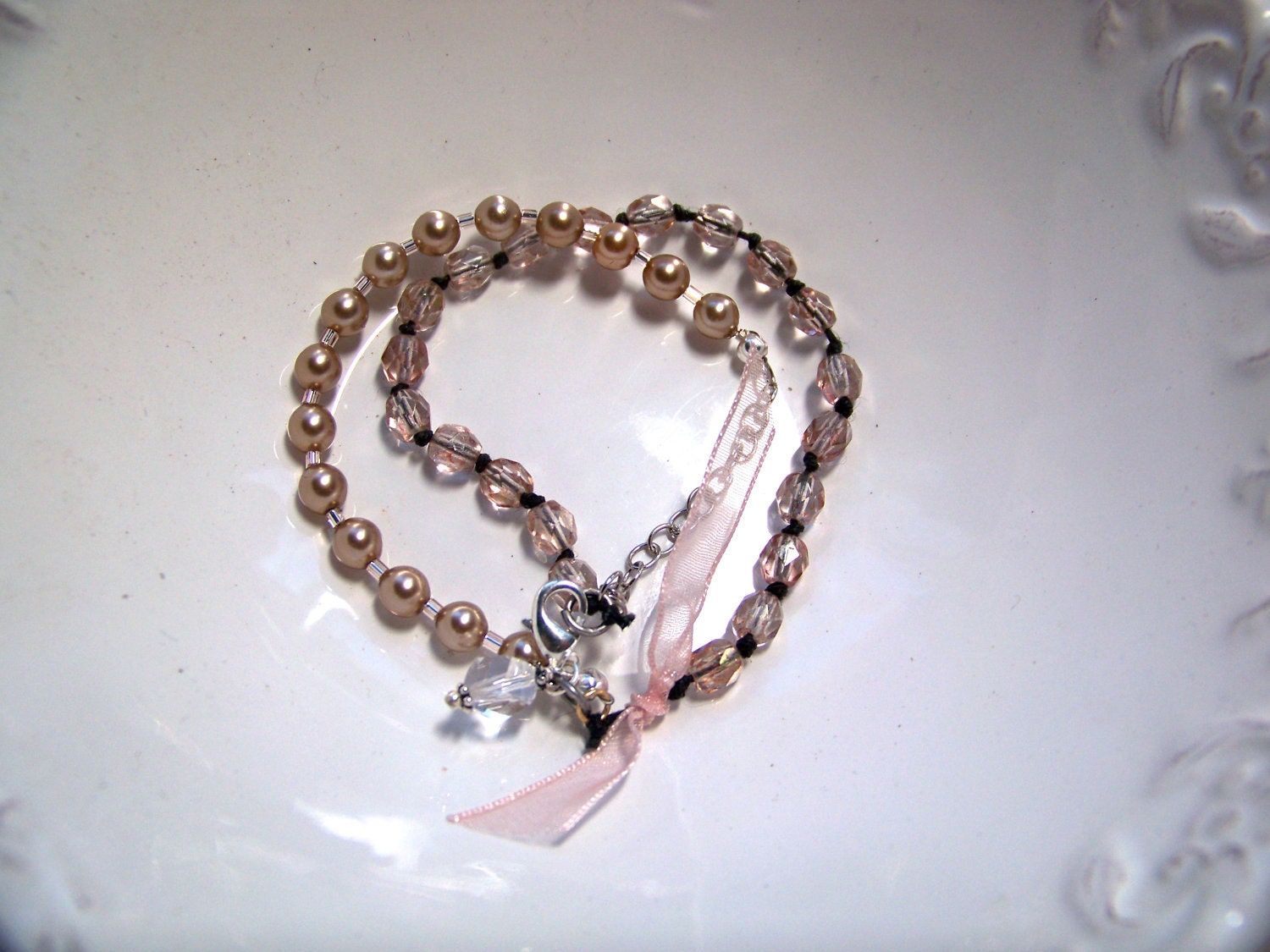 Shabby Chic double bracelet