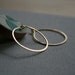 SMALL MATTE GOLD hoops -- 14k gold filled -- free shipping