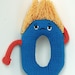 Letter O - Alphabet Plush Toy Knitting PATTERN - Ophelia