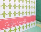 Bees Personalized Stationery - Bee Personalized Stationary Set of 12