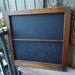 Vintage Mahagony Wood Window Chalkboard