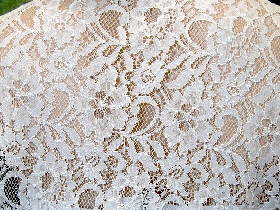 Ivory cap sleeve lace bridal shrug bolero jacket