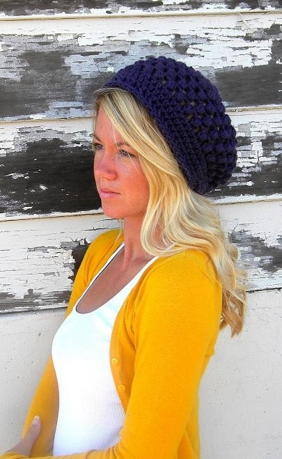 Slouch Bubble Beret Crochet Pattern-Buy.Permission to sell finished items