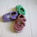 Mary Jane Booties Crochet Patter(includes 3 variations for straps, 4 sizes:0-12 months)Permission to sell finished items.