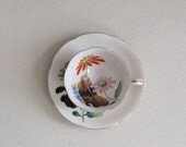vintage japanese teacup & saucer / demitasse cups / vintage tea cups