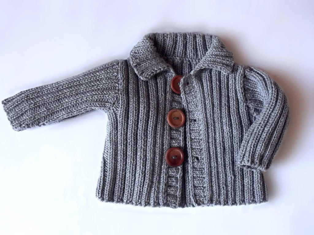 Baby jacket and hat set in merino extrafine pure new wool sweater beanie girl boy pom pom fire island custom color 1-12 month