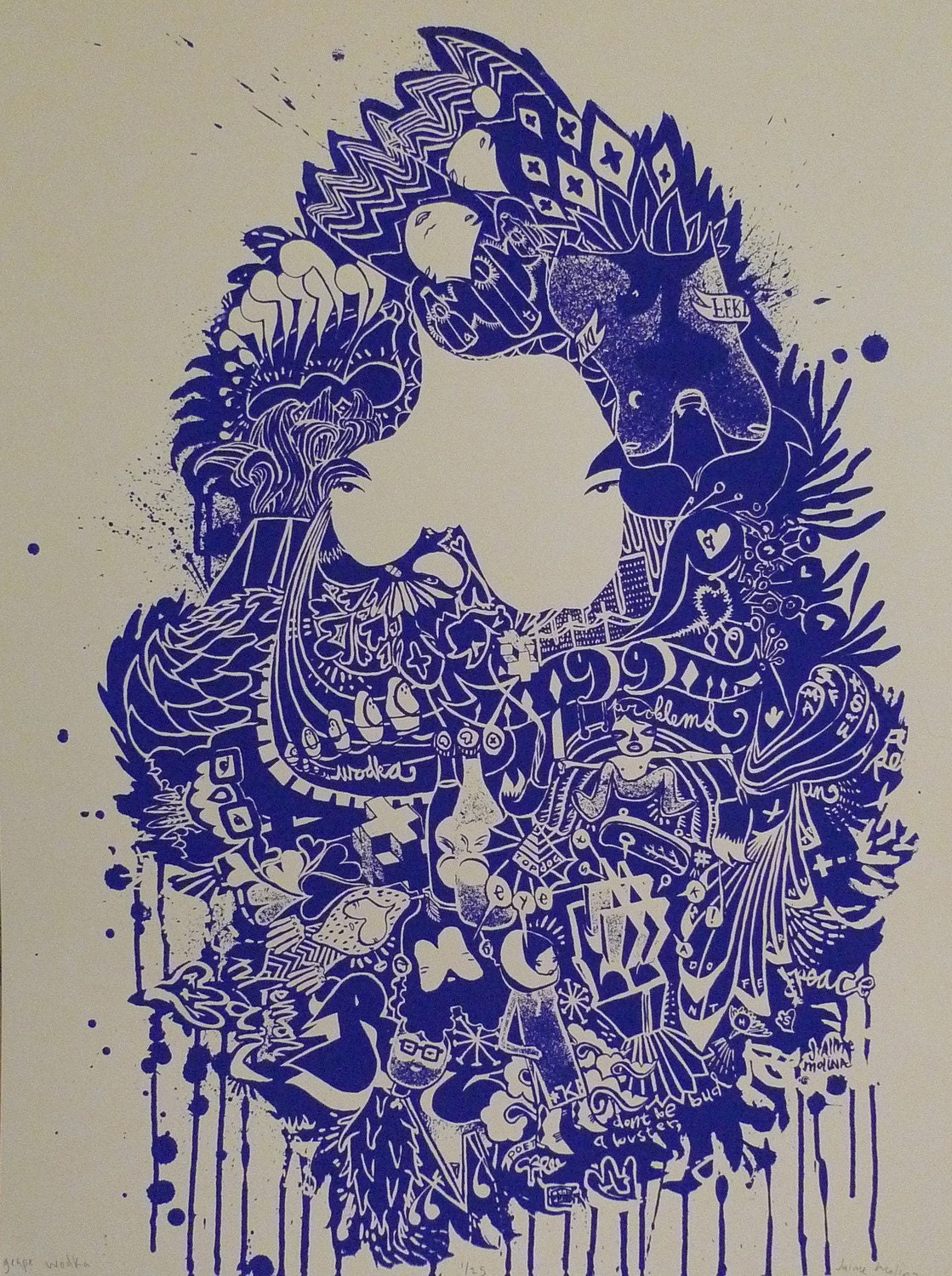 grape wodka - limited edition screenprint