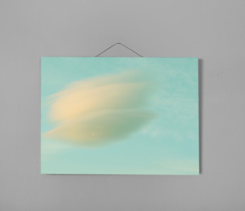 Modern Art Cloud Photo Minimalist Photo Fine Art Photography of a Cloud 8x10 Archival Photograph