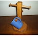 Wood Oak Mug Rack Holder HandMade 4 cup