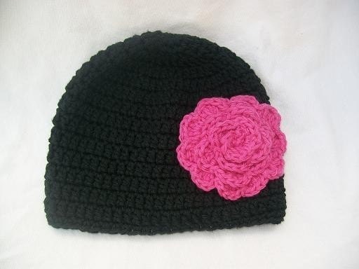 Full bloom flower hat