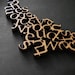 Modern Wooden Alphabet Necklace