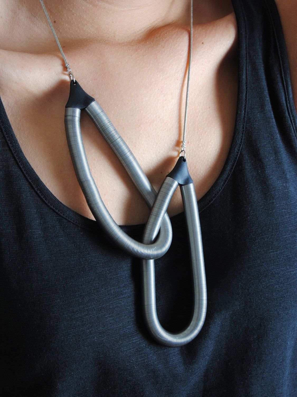 Charlie necklace Natural Stainless Steel