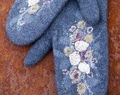 Felted wool mittens --- Handmade to Order