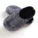 Felted wool slippers unisex --- Handmade to Order
