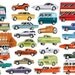 Cars Wall Decals Highway, Fabric Wall Stickers (not vinyl) - Large