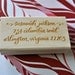 Custom Calligraphy Return Address Stamp - Jackson Lettering Style
