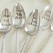 Vintage my ice cream your ice cream silver plated spoon set recycled flatware beachhouseliving on etsy