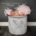 Pink Feather Couture Satin Bloomers & Headband Set Newborn Infant Girl  Spring Easter Valentine  photo session prop Diaper Cover