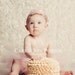 Photographer's Ivory Rosette Posing Fabric and Backdrop Perfect for newborns, spring, easter photos RTS