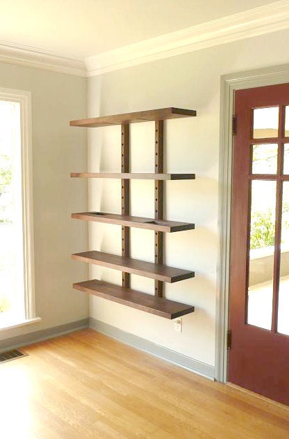 Thru-Block Wall Mounted MODULAR SHELVING SYSTEM (Large 4 foot wide)