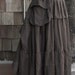 Take Me to Your Heart...Steampunk Short Front/ Long back Tiered Dark Chocolate Brown Skirt With 2 Roomy Pockets