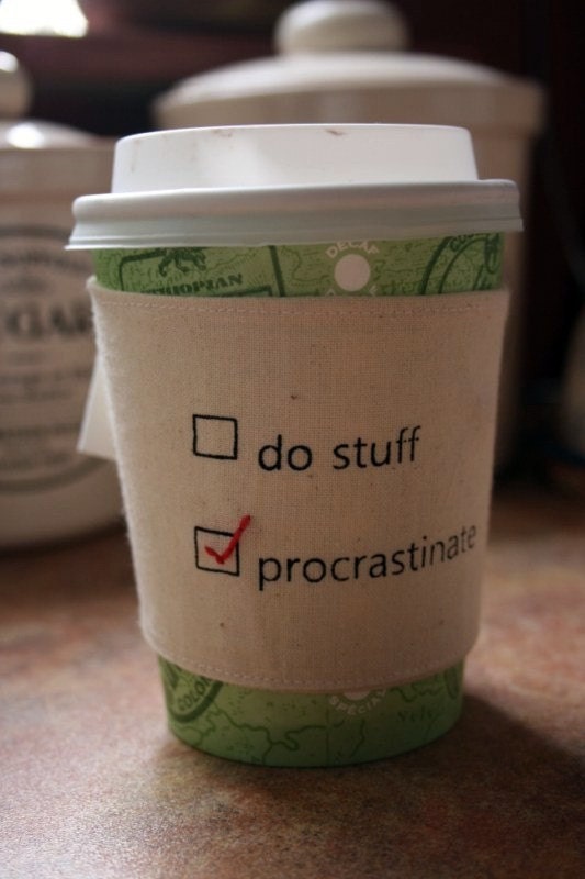 Reversable Slacker or Go-Getter cup cozy
