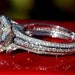 UNIQUE Flower Rose Diamond Engagement or Right Hand Ring - 2.25 carat - 14K white gold - wedding - brides - fL01