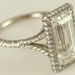 GIA certified - 5 carat - Emerald Cut Diamond engagement ring - solid Platinum- Luxury - engagement - bride - weddings