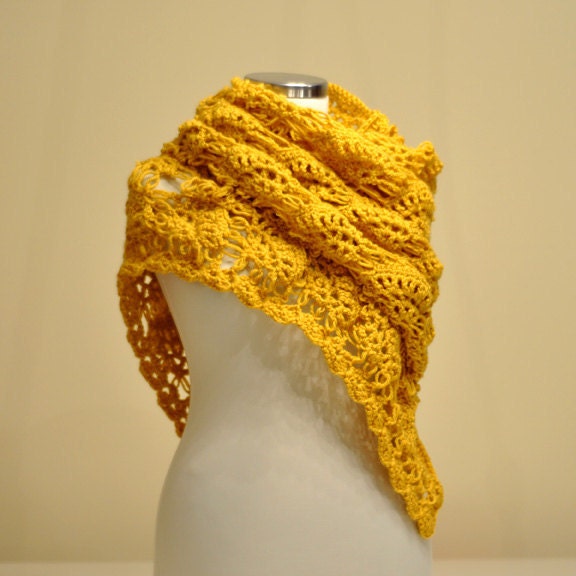 Yellow Warm Shawl...